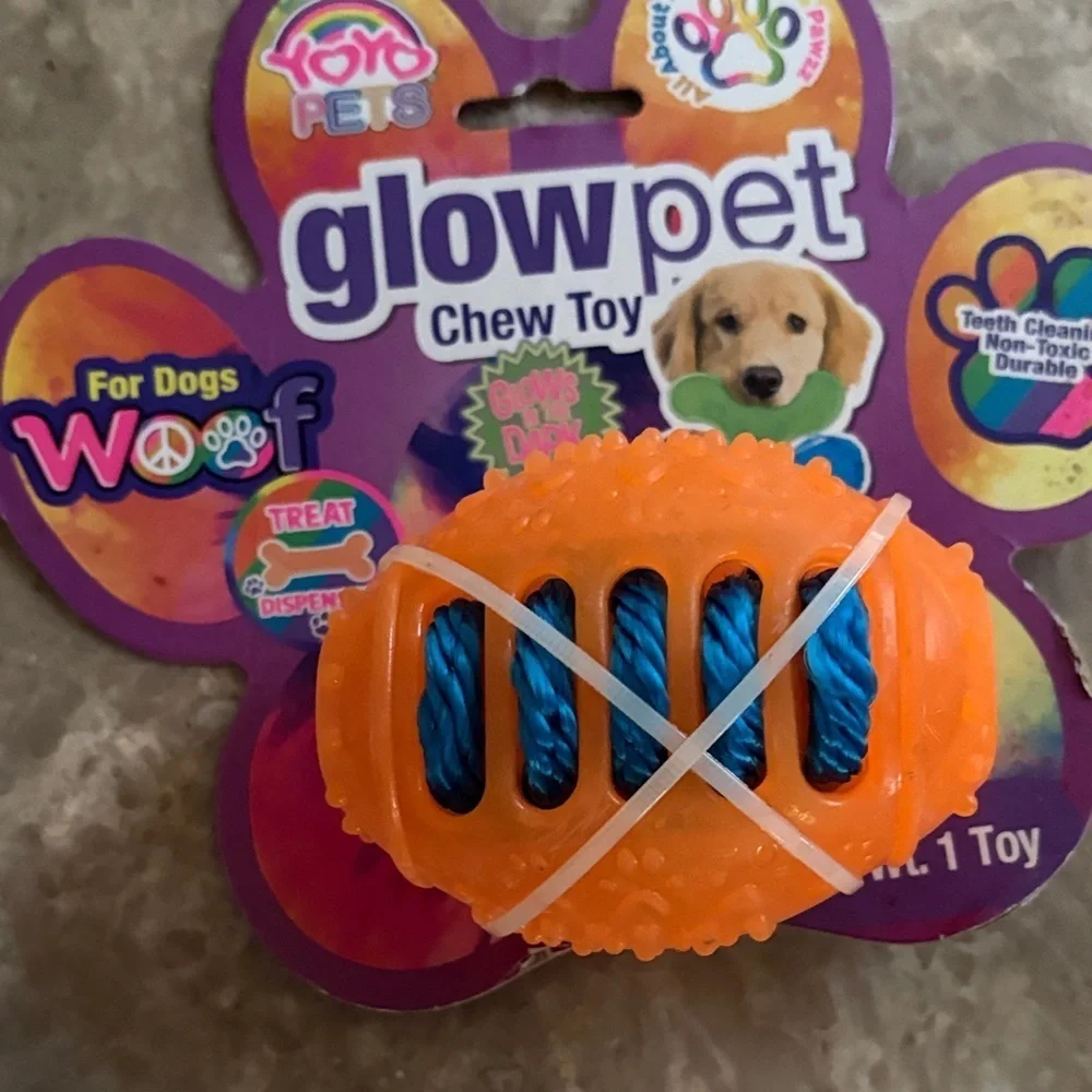 Yours Pets Blue and Orange Dog Chew Toys